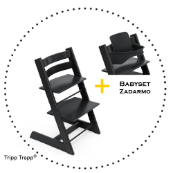 STOKKE Tripp Trapp jedálenská stolička black