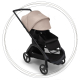 Bugaboo Dragonfly športový kočík BLACK/MIDNIGHT BLACK strieška DESERT TAUPE