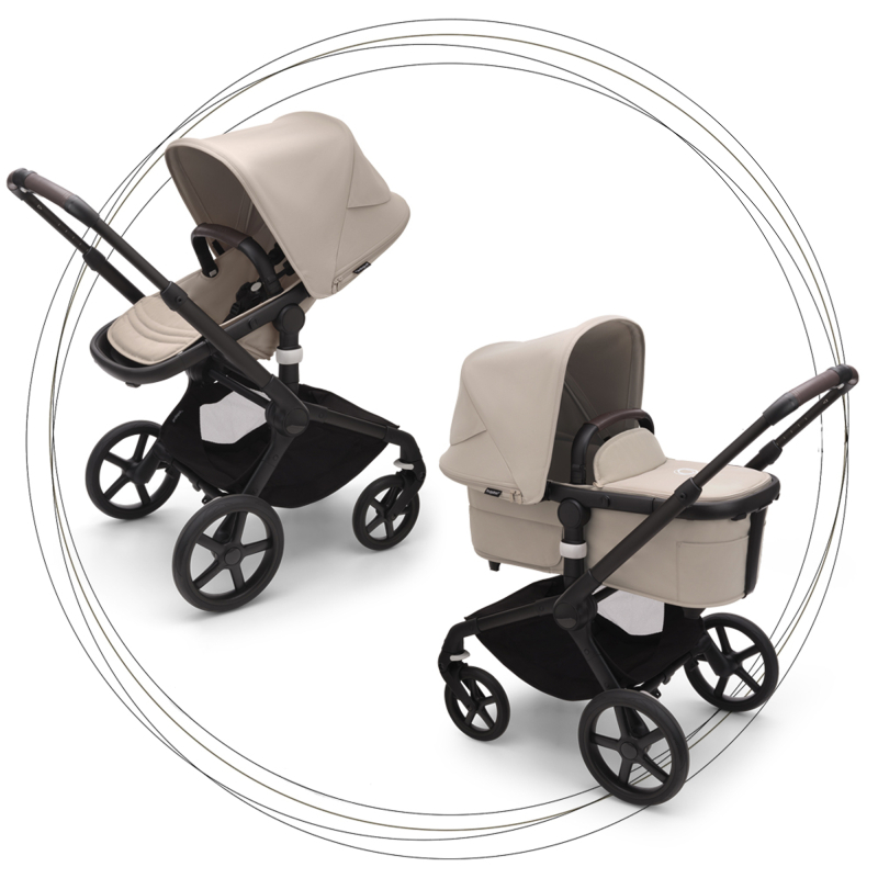 BUGABOO Fox 5 2. kombinácia BLACK/DESERT TAUPE/Desert Taupe