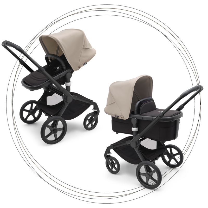 BUGABOO Fox 5 2. kombinácia BLACK/MIDNIGHT BLACK/Desert Taupe