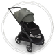 Bugaboo Dragonfly športový kočík BLACK/MIDNIGHT BLACK strieška FOREST GREEN