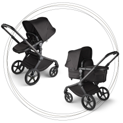 BUGABOO Fox 5 Noir Limitovaná edícia - Black Moonlight