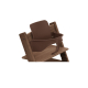 Set STOKKE Tripp Trapp Jedálenská stolička Oak Warm Brown, Baby set Oak Warm Brown, Pultík Black