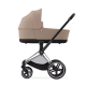 CYBEX Priam Podvozok Chrome Black + Vanička Cozy Beige