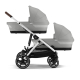 Súrodenecký kočík CYBEX Gazelle S - Stone grey