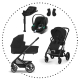 CYBEX Balios S Lux New 2.kombinácia - Moon Black