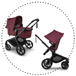 BUGABOO Fox 5 Renew - Dark cherry