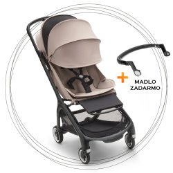 Športový kočík BUGABOO Butterfly BLACK / DESERT TAUPE