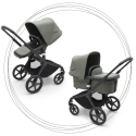 BUGABOO Fox 5 2. kombinácia BLACK/FOREST GREEN/Forest Green