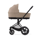 CYBEX Priam Podvozok Matt Black + Vanička Cozy Beige