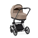 CYBEX Priam Podvozok Chrome Black + Vanička Cozy Beige